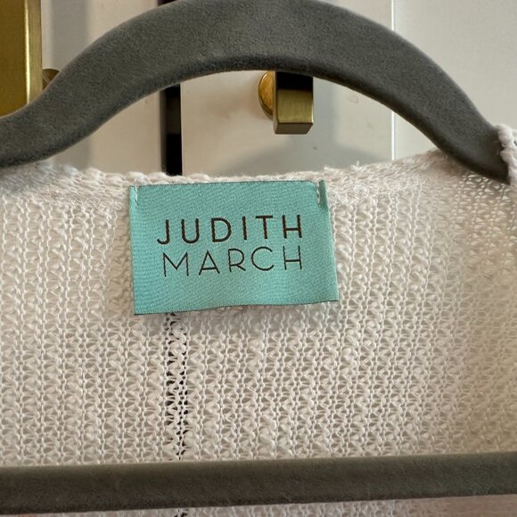 Judith March Boho Crochet Open Fringed Kimono with Deer PRint- O/S - Picture 4 of 7